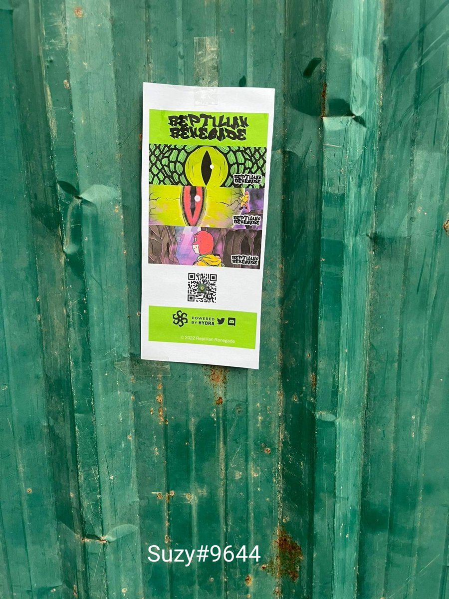 zHelY69's tweet photo. today I decided to spread some words about my favorite project in my town, made like 15 flyers with a qr code and posted them on bus stops and walls. I hope you will appreciate my efforts
#IRLLizzys
@ReptilianRenegg https://t.co/in7DUWJkbo