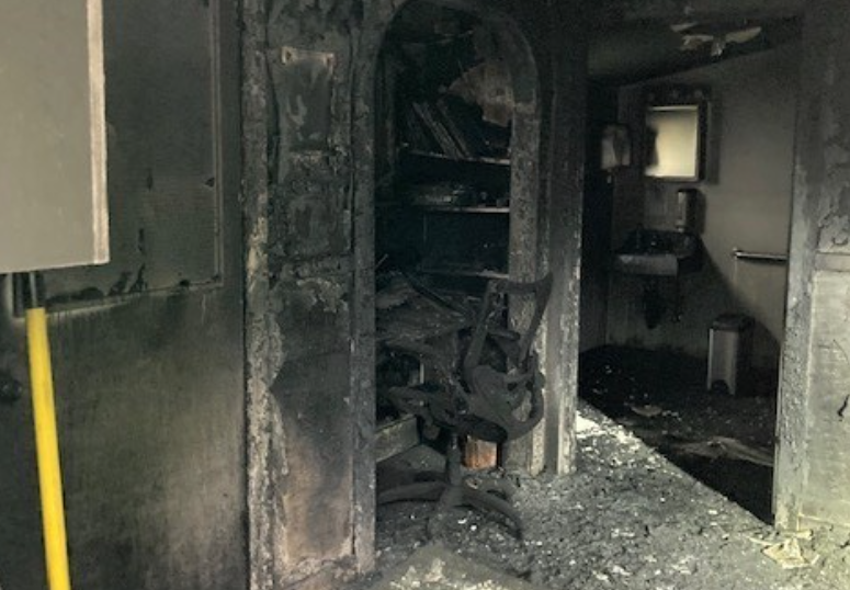 LifeNewsHQ's tweet photo. Before radical abortion activists firebombed a pro-life pregnancy center in Oregon... After the bombing. https://t.co/MNBCAWVZXZ