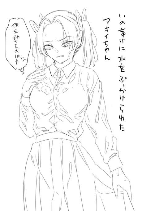 女の子の体描こうとするとすぐゴツくなる😭 