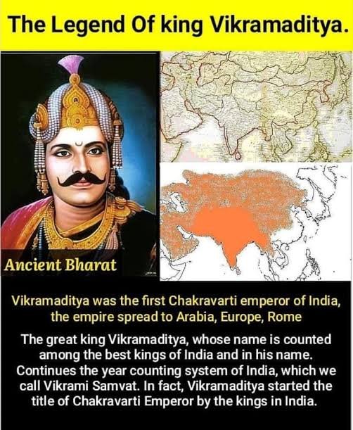 #TheGreatAurangzeb 👎
#kingVikramaditya was the first empire of India, the empire spread to Arabia Europe Rome