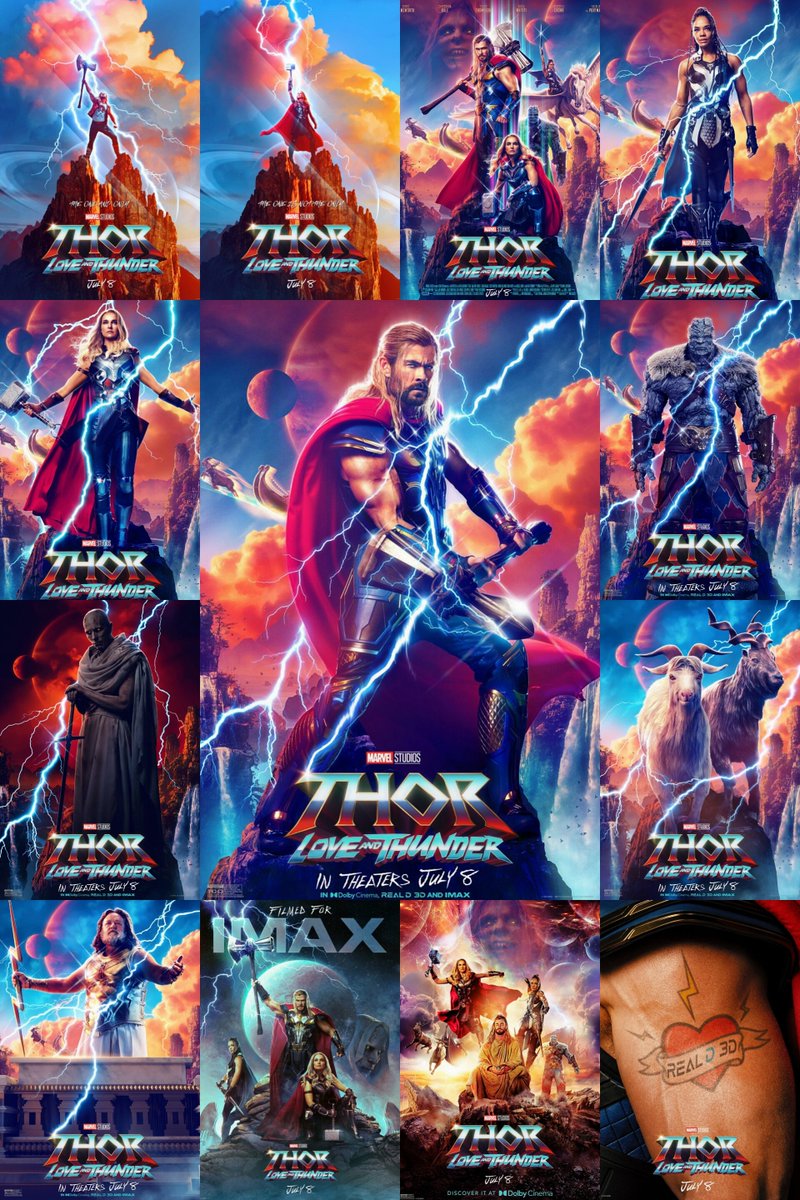 RT @ItzVarun_____: Thor Love and Thunder Posters.
That's it that's the tweet.

#ThorLoveAndThunder https://t.co/ZSRpXkznbt