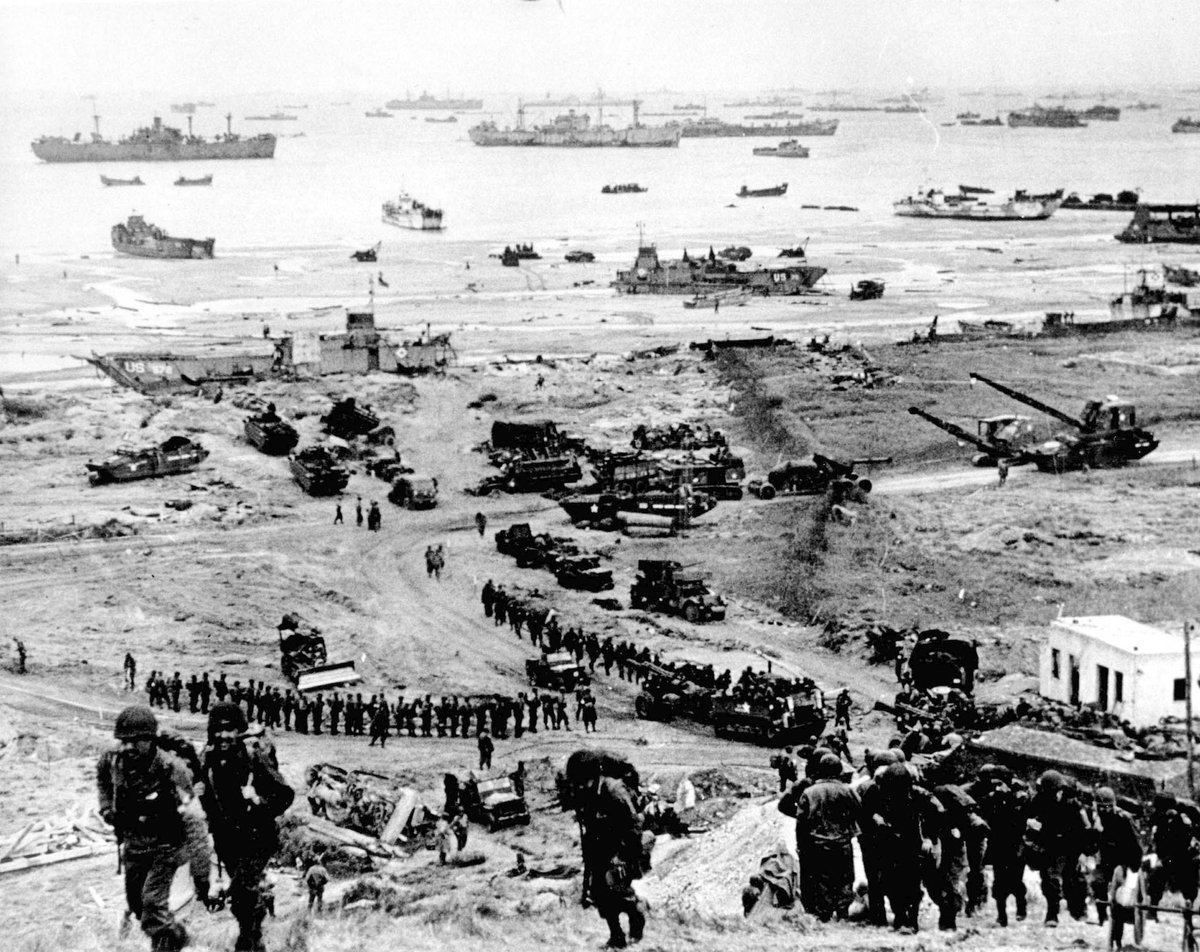 Even on beaches where there was little resistance (Utah, Sword, and Gold), allied forces did not push into rear areas or link up with neighboring beaches. And yet, as we know, the Germans lost in Normandy. So what happened? Why did the allied misfire ultimately not matter? (14)