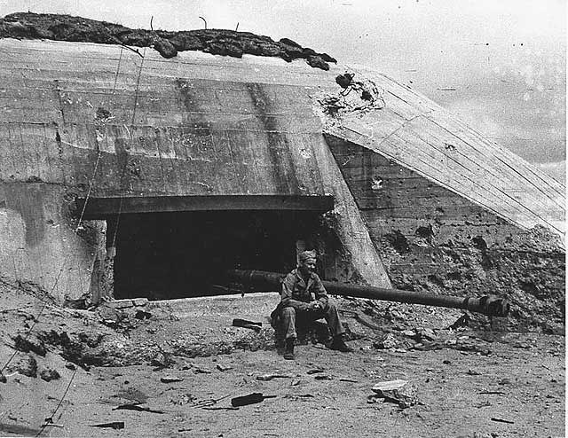 The problem was simple: the Germans were woefully, hilariously outgunned and outmanned. The concrete bunkers certainly look impressive, but on June 6 the gun emplacements were mostly empty, and the German machine gunners ran low on ammo by the end of the day. (20)