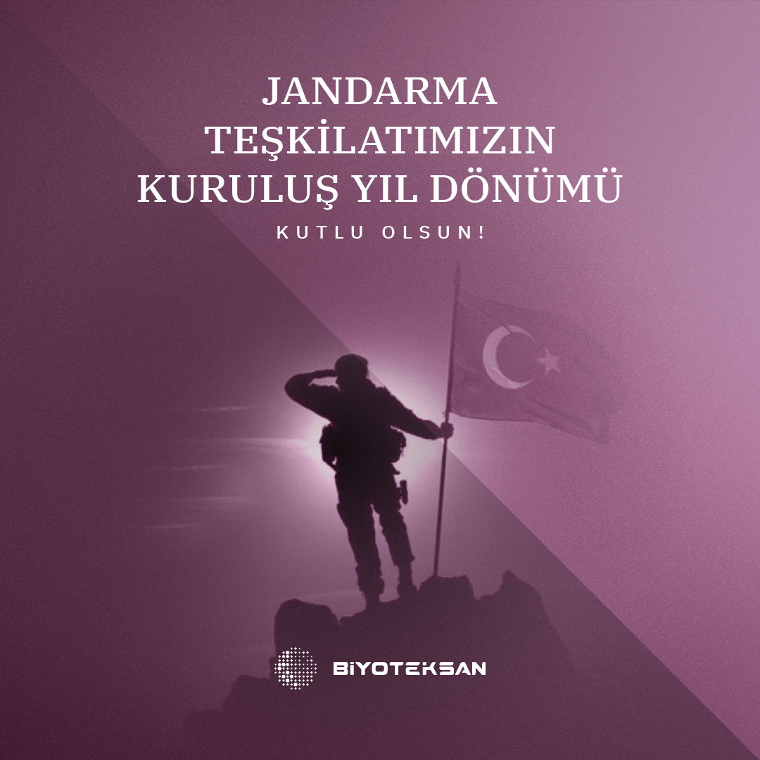 biyoteksan's tweet photo. Jandarma Teşkilatımızın 183. Kuruş Yılı Kutlu Olsun. 

#DaimaHazır
#Jandarma183Yaşında 

@jandarma https://t.co/M5GblioJkO