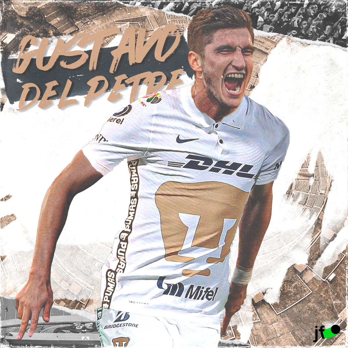 juanfutbol's tweet photo. ¡EL BOMBAZO DE PUMAS!
Gustavo Del Prete es nuevo jugador de Pumas. El argentino llega con la responsabilidad de ser el líder en ataque junto con Juan Ignacio Dinenno.
La afición Puma puede ilusionarse con la octava. https://t.co/wjTw3eGOhb