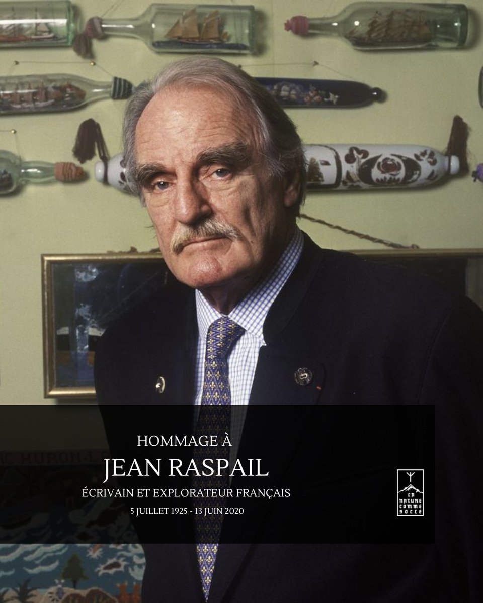 Hommage à Jean Raspail, écrivain et explorateur français, né le 5 juillet 1925 et mort le 13 juin 2020. 

#ᛉLaNatureCommeSocleᛉ #LaNatureCommeSocle 
#heritage #InstitutIliadeCitatio #InstitutIliade #JeanRaspail #ColloqueILIADE