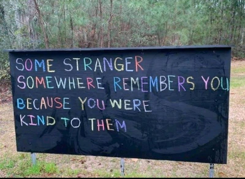 Kindness counts! 🧡 
📷 Unknown