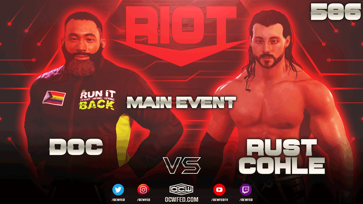 ocwfed's tweet photo. 3 Shows this Week! 

Asylum Ep 100 - Tuesday - 6:30 PM EST (pvp)
Magic Empire 2K - Wednesday - 6:00PM EST (sim)
Riot 586 - Friday - 7:10PM EST (pvp)

https://t.co/UtbOOytP5L
https://t.co/reEKbK8aGH

#ocwfedtv #WWE2K22 #YouTube https://t.co/fMOrDhohW2