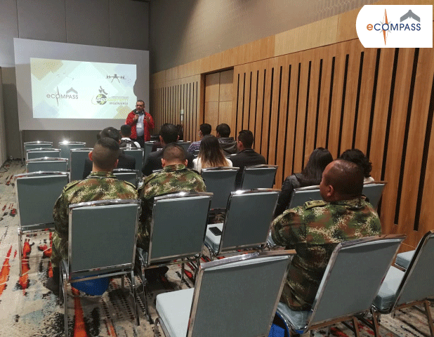 En estos momentos @eCompass_SAS
en la 6 Feria Congreso GEOMATICA ANDINA, en la ponencia Retos en el uso RPAS para generar soporte cartográfico del inventario general de bienes de uso público y bienes fiscales del nivel central del Distrito Capital