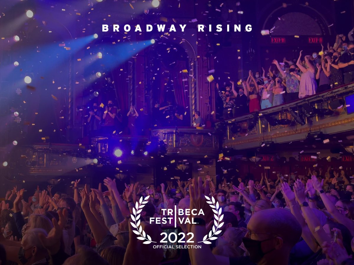 World premiere today at <a href="/Tribeca/">Tribeca</a>! Thanks to the whole Broadway Rising crew for putting so much trust in me from the beginning and such an incredible collaboration this past year! #Tribeca2022 #TribecaFilmFestival #Broadway #broadwayrising