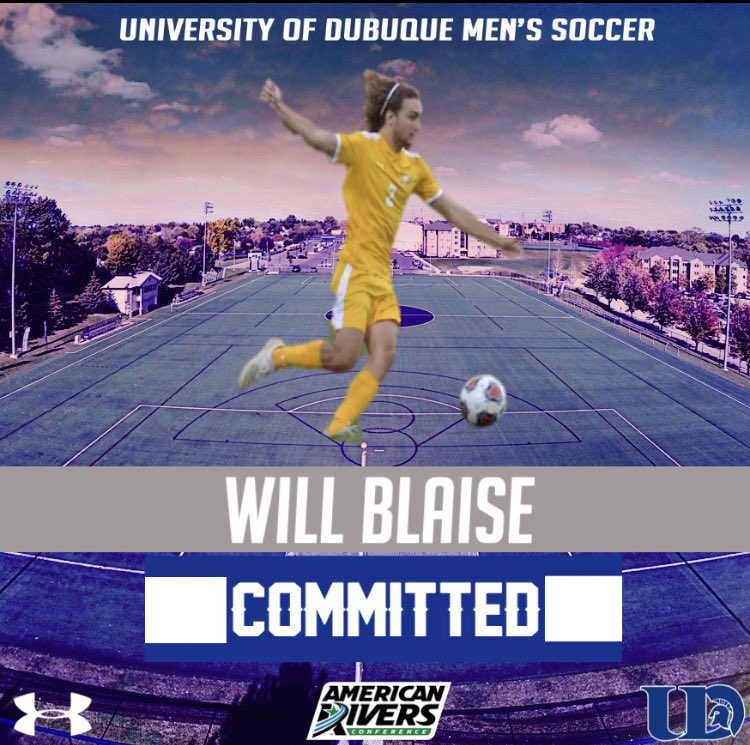 Will Blaise is officially a Spartan ✍️

The University of Dubuque Men’s Soccer program is happy to announce Will Blaise as a member of our 2022 recruiting class ⚔️ 

Will is a defender that plays for Crystal Lake Force and Jacobs High School in Algonquin, Il.