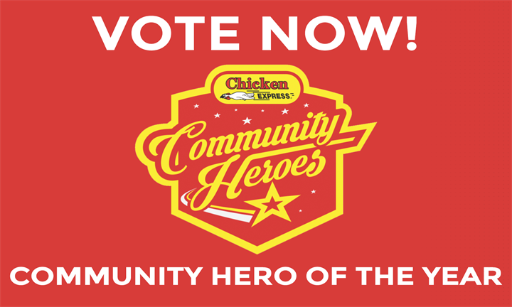 dctf's tweet photo. Voting for the @Chicken_Express Community Hero of the Year is now OPEN at https://t.co/iTubN8RXV1!

Voting begins TODAY and will END Monday, June 27. Winner will be announced on Texas Football Today Thursday, June 30. 

Good luck! https://t.co/yZKgQyxuZM