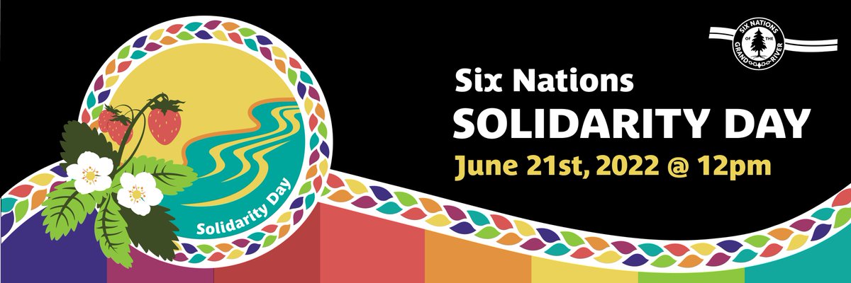Solidarity Day is on June 21 at SN Sports &amp; Cultural memorial Centre (1738 4th Line), at 12pm! Details below 👇🏽

Music &amp; Rides, Food - hot dogs, hamburgers, watermelon &amp; Run Woman Run screening at Gathering Place at 8:30pm

Volunteers needed, email commsofficer@sixnations.ca