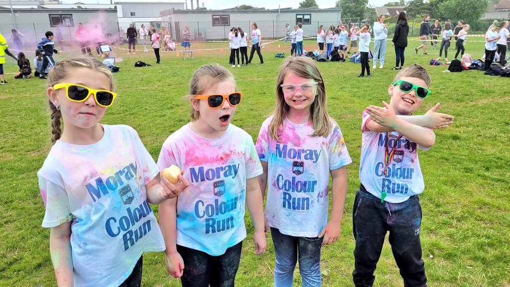 #ColourRun was so much fun! <a href="/MorayP4S/">P5S Moray Primary</a> <a href="/MorayPS/">Moray Primary School</a>