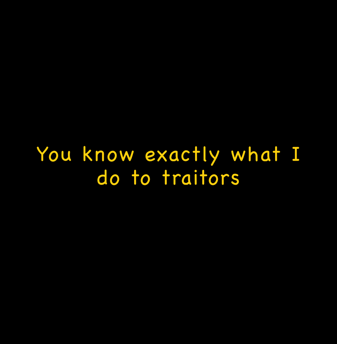 SpiderIs's tweet photo. Traitor for good https://t.co/hJ9cTRCE5s