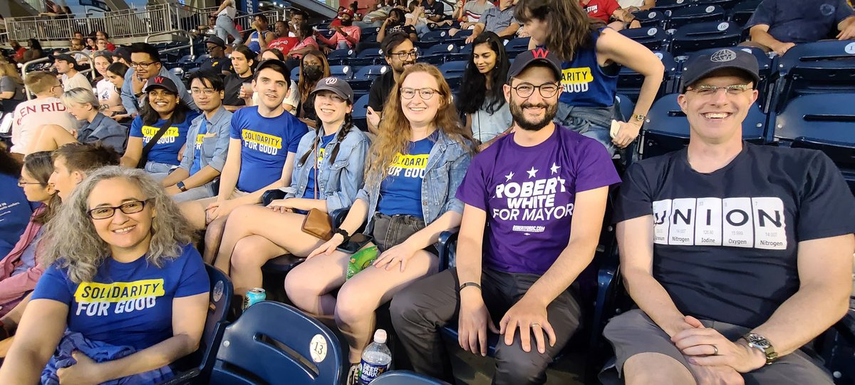 NonprofitUnion's tweet photo. A few 📸 of our members from Labor Night at the Nats sponsored by @DCLabor this past Friday! #1u https://t.co/NdMAfydYmx