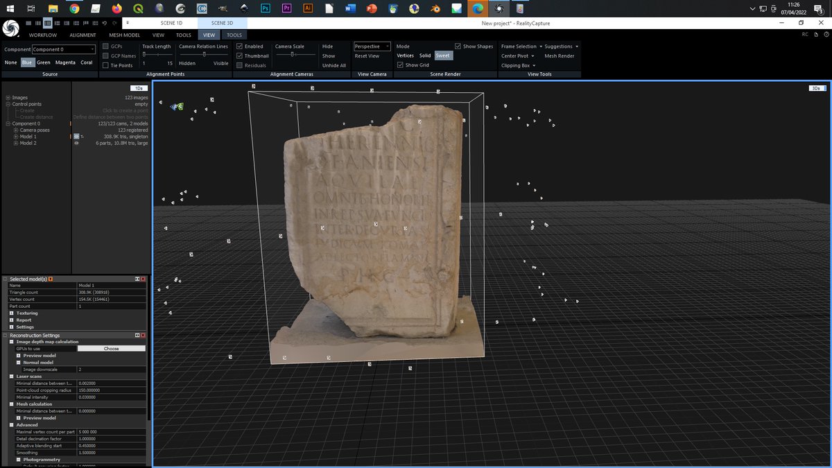 MNATTGN's tweet photo. 💻#InnovacioMW Els estudiants del curs d'Humanitats Digitals i Patrimoni Cultural de la @universitatURV han treballat aquest curs les inscripcions de la Necròpolis Paleocristiana amb el programa RealityCapture, a través de la tècnica de la fotogrametria #MuseumWeek2022 https://t.co/kesAhKaWEq