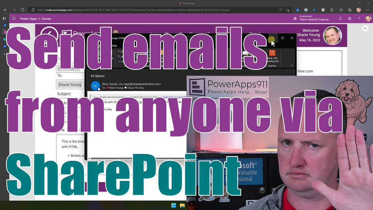 PowerApps911's tweet image. In this article, learn how to easily send a no reply email from either #SharePoint or #PowerAutomateFlow using SharePoint Rest API and a simple flow.
Check out this post! Power Apps and Power Automate: Send emails from anyone. powerapps911.com/post/power-app…
#PowerPlatform