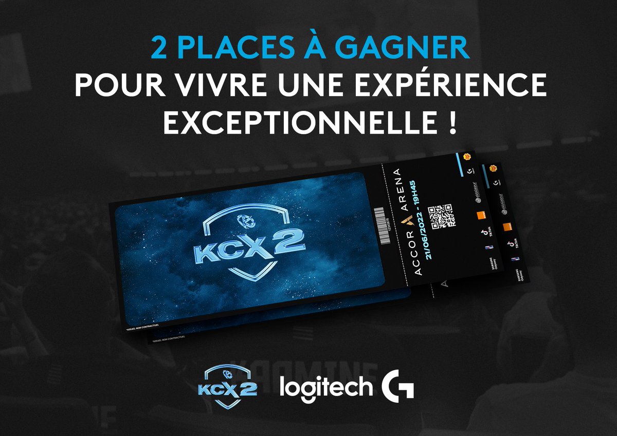 LogitechGFrance's tweet image. Sheeeeeeeeeeeeeesh ! 2 places à gagner pour la KCX2 ! On vous réserve aussi des GROSSES surprises sur place...

✅ Follow @LogitechGFrance &amp;amp; @KarmineCorp
🔁 RT ce tweet 
✔️ Commente #KCX2

TAS vendredi