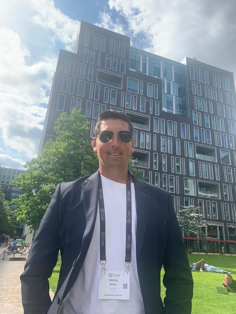 Our wonderful CEO <a href="/simon_delve/">Simon Delve</a> at the <a href="/CogX_Festival/">CogX Festival</a> today! 🙏🏻 Pop over and say hello if you see us #CogXFestival2022