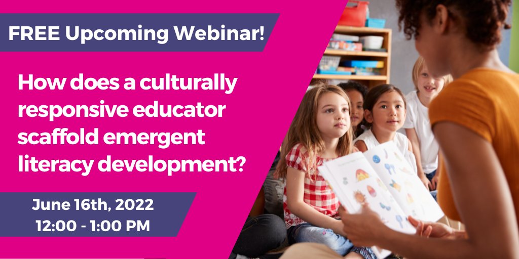 Have you ever wondered how to reflect student voices in your  #literacy instruction.

Join us Thursday at noon for our next #LDwebinar to learn how!

Register now: bit.ly/CulturallyResp…