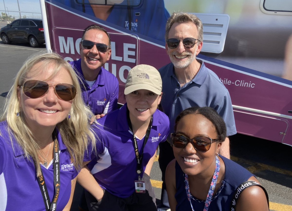 terroshealth's tweet photo. Our Mobile Health and Bridging the Gap (BTG) Reentry teams were out at the Watkins jail parking lot in #Phoenix last Friday helping the #reentry population with physical and behavioral health needs. #FullyIntegratedCare #InspiringChangeForLife https://t.co/KTVDmtWJ3x