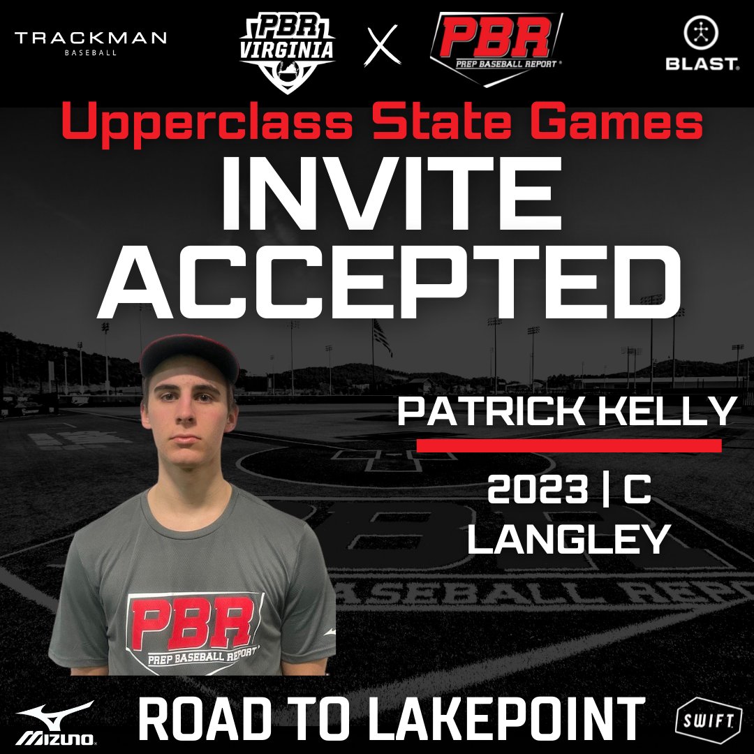 PrepBaseballVA's tweet photo. VA/DC Upperclass State Games:
'23 Patrick Kelly @pkelly0621 (@LangleyBaseball) is locked in for the Southeast Senior Games qualifier at University of Richmond on June 22.
2023's request your invite now π
https://t.co/yP5mPMG5tC
#PBRIsThere #VADCUpperclass https://t.co/kGcY0kpOpR