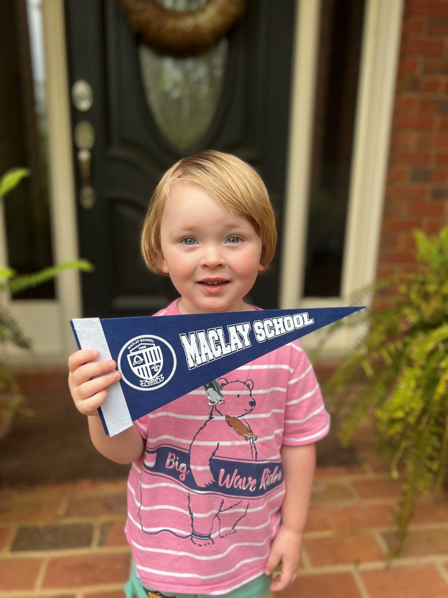 Maclayschool's tweet photo. Magnus, it’s your turn! Please join us in welcoming Magnus to the 2022-23 Pre-K3 class. He will be joining his big brother, Gunnar, in the lower school.
#marauderwelcome #marauderwelcome2022 #maclayPrek #minimarauder https://t.co/qgaMb02tnL