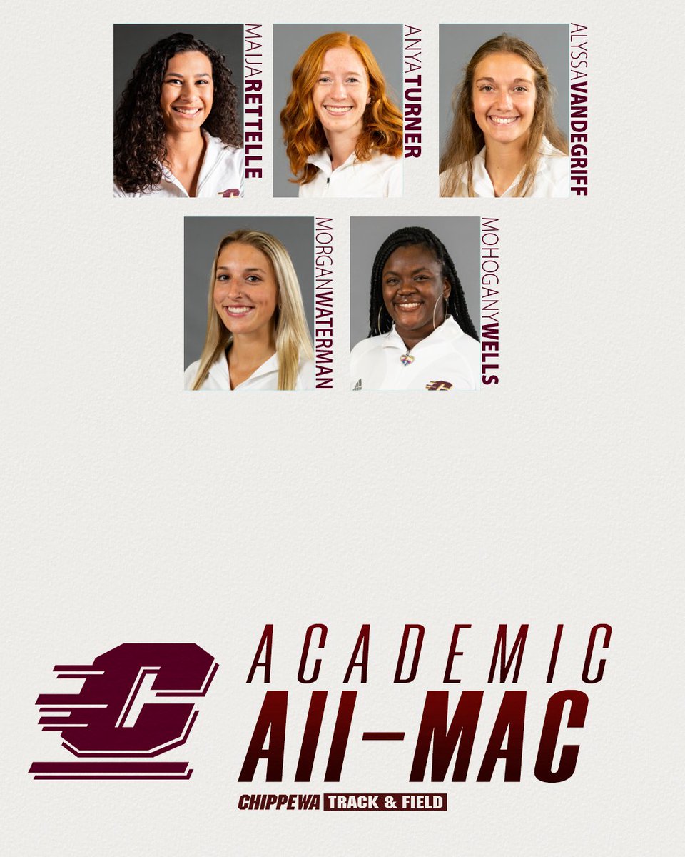 CMUtrack's tweet photo. Congratulations to our 27 Academic All-MAC honorees‼️

Full Release => https://t.co/PuZaAOYlWW

#FireUpChips🔥⬆️ https://t.co/NBjdZ0CK54