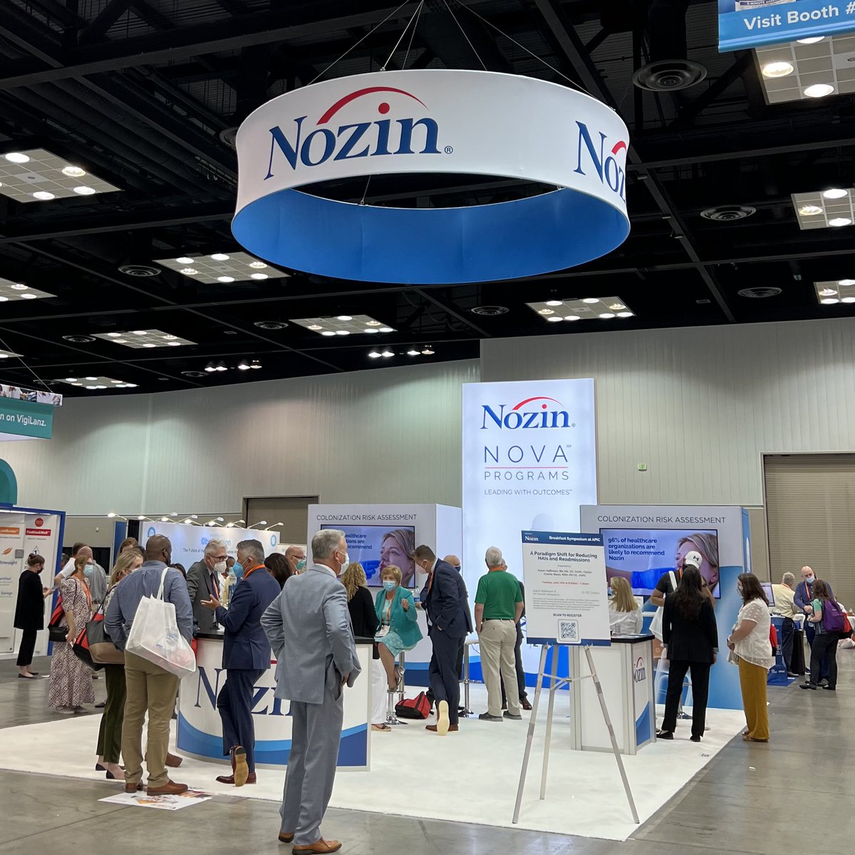 Nozin's tweet photo. It’s great to be back! Stop by booth #1557 at #APIC2022 in Indianapolis to decolonize and learn what’s new with #Nozin 👃 https://t.co/A7qrW1U4HP