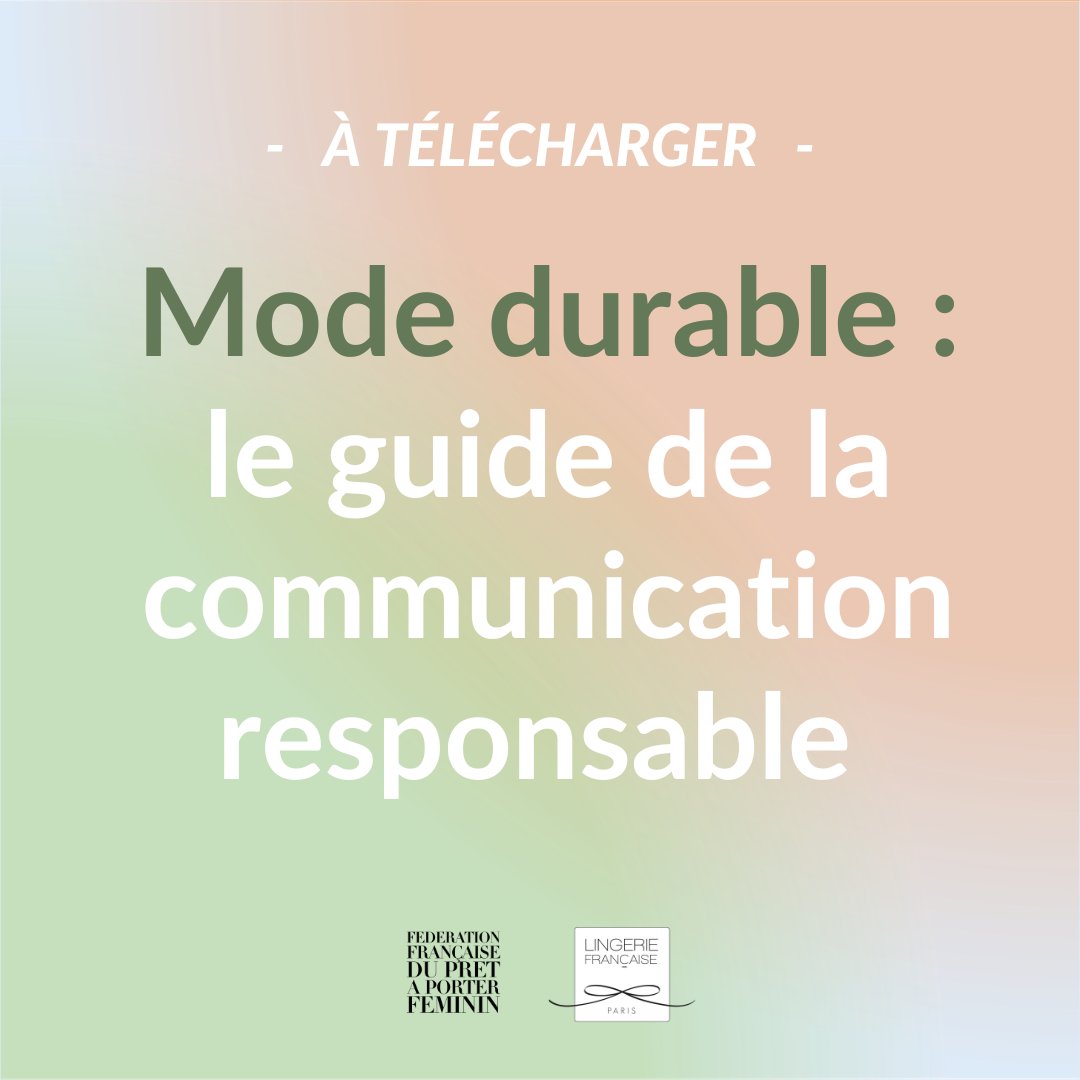 federationdupap's tweet photo. La @federationdupap et Promincor – Lingerie Française lancent, avec le soutien du @defilamode et de #bluequest, un guide pour vous accompagner dans votre communication responsable.
Téléchargez notre guide complet ici > https://t.co/DxSFI1bILm
#rse #business #guide #textile https://t.co/0PDKumeMQh