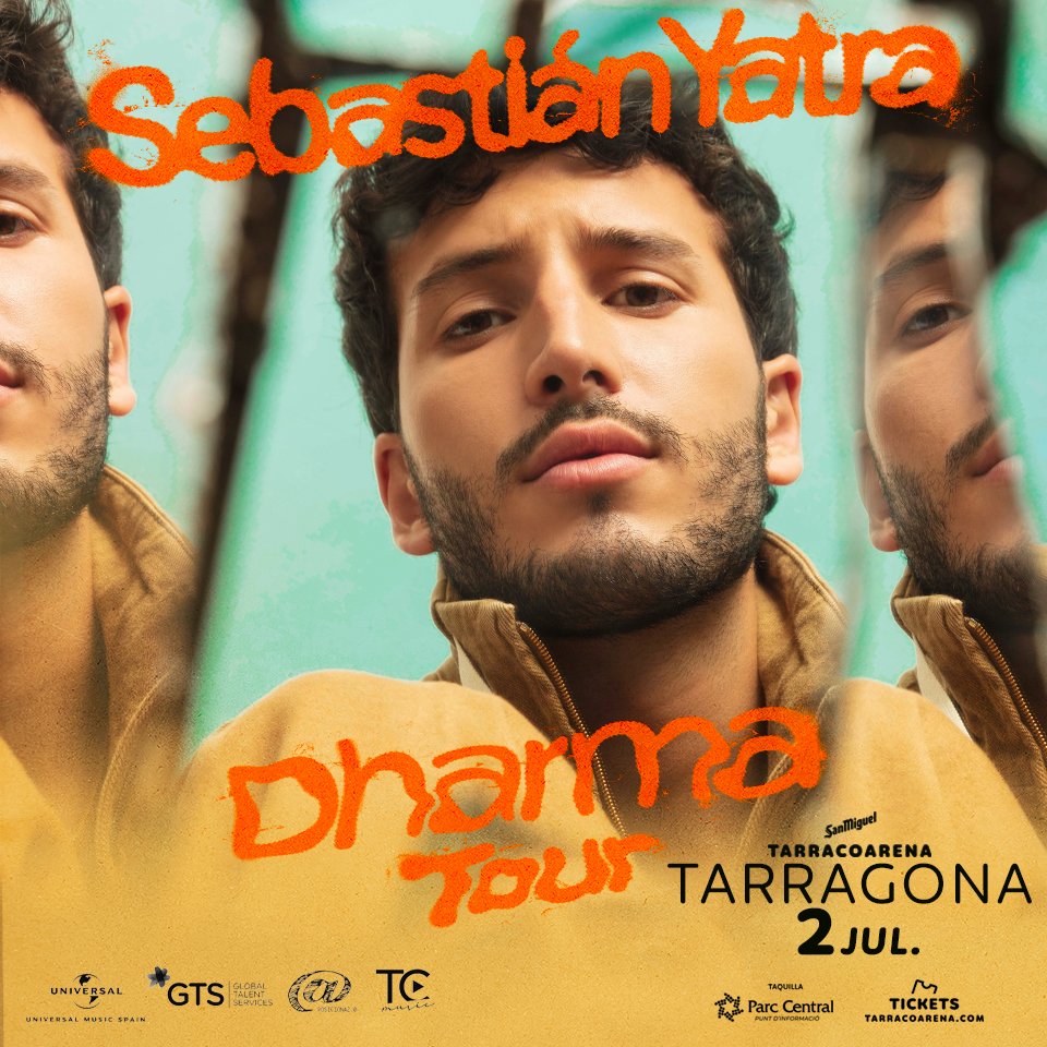 TCMusic9's tweet photo. 2 de julio ➕ @TarracoArena ➕ @SebastianYatra 🟰 EL CONCIERTAZO❗️

¿Ya tienes tus entradas? https://t.co/aKnR9DrYYs

¡Estamos cada vez más cerca #DharmaTour! https://t.co/J6swEKWCeq