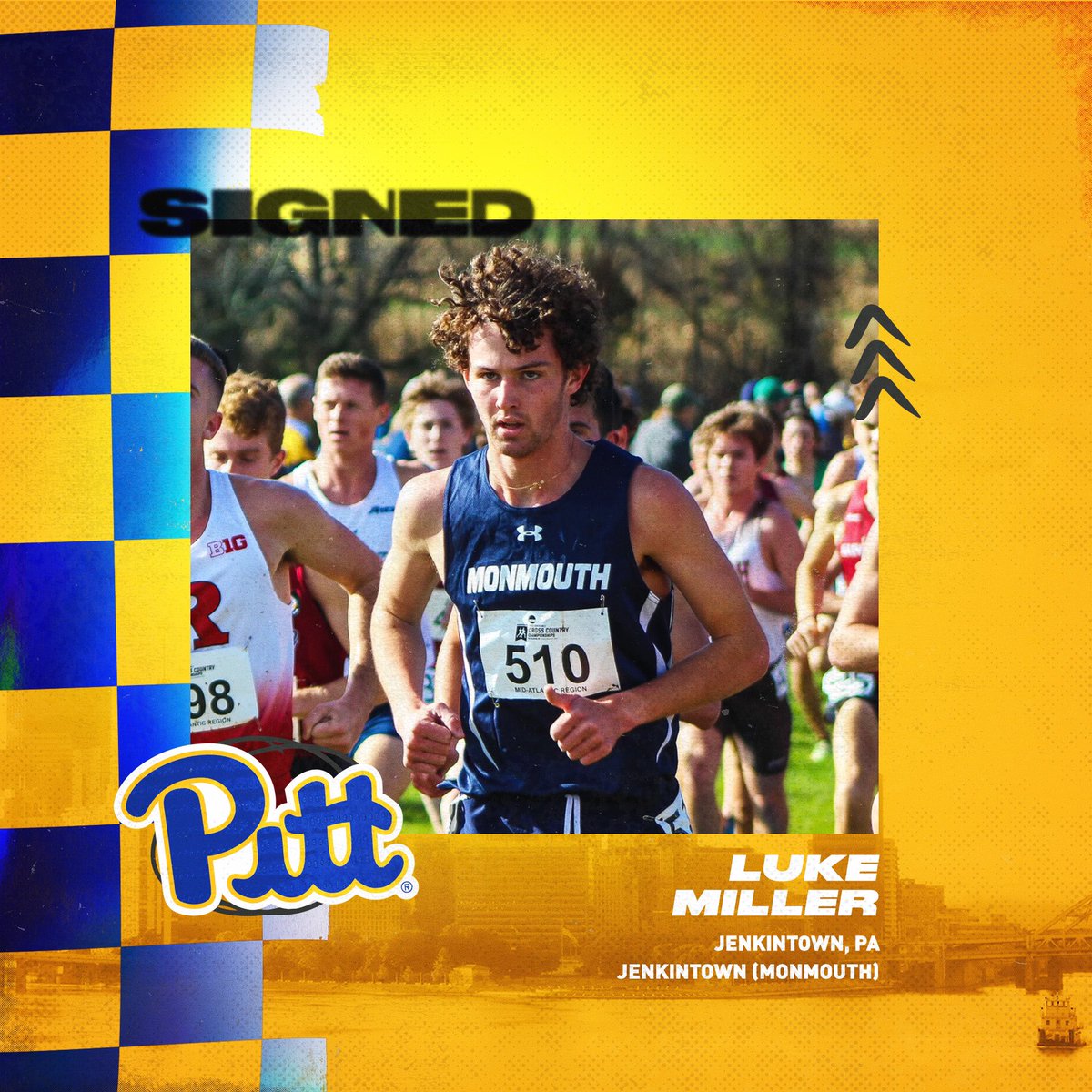 Pitt_TF_XC's tweet photo. 🚨 NEW PANTHER 🚨 

We’re excited to announce the signing of @Luke_miller5. Welcome to the ‘Burgh, Luke‼️

✅ 2021 MAAC XC Most Outstanding Rookie

#H2P https://t.co/qyg9mOZb7L