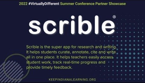 Scrible's tweet photo. As a sponsor of @KeepINLearning's 2022 #VirtuallyDifferent Summer Conference, we talked with @ericnentrup about how Scrible is transforming teaching and learning.

Listen to the webinar here: https://t.co/L9W2PYWsuf

#keepindianalearning #Edtech https://t.co/GNPGvMzY1b