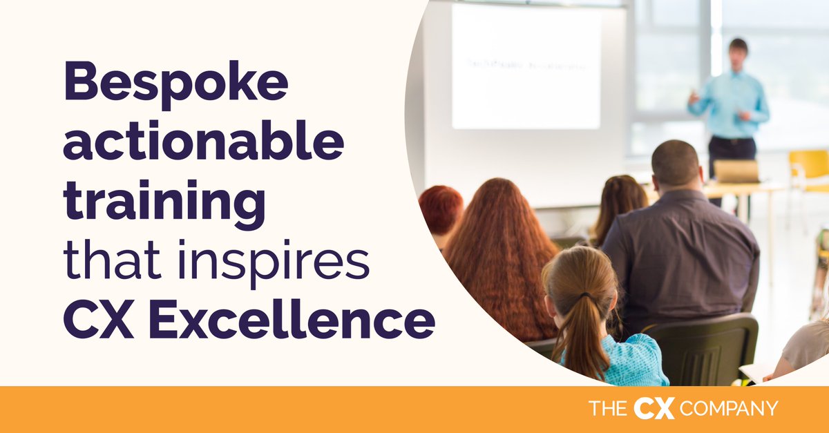 At The CX Company, we educate and empower your teams, giving them the tools, motivation, and confidence to work together to deliver CX Excellence.

Find out more about our CX training 👇thecxcompany.com/cx-education-a…

#CX #customerexperience #stafftraining #cxleaders #cxexcellence