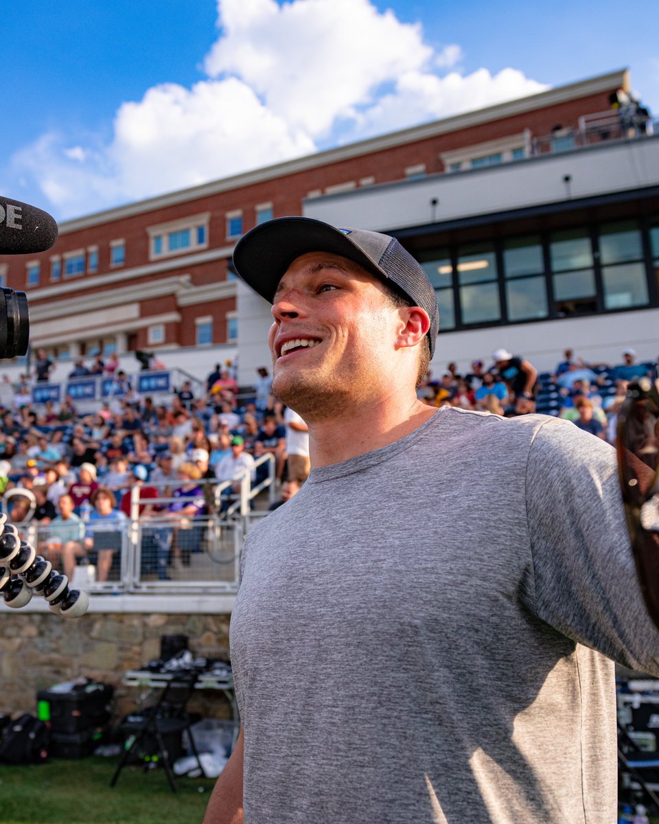 SInow's tweet image. Some familiar faces were in attendance for @PremierLacrosse in Charlotte 👀

👋 Sam Darnold, Luke Kuechly and @NDMikeBrey!