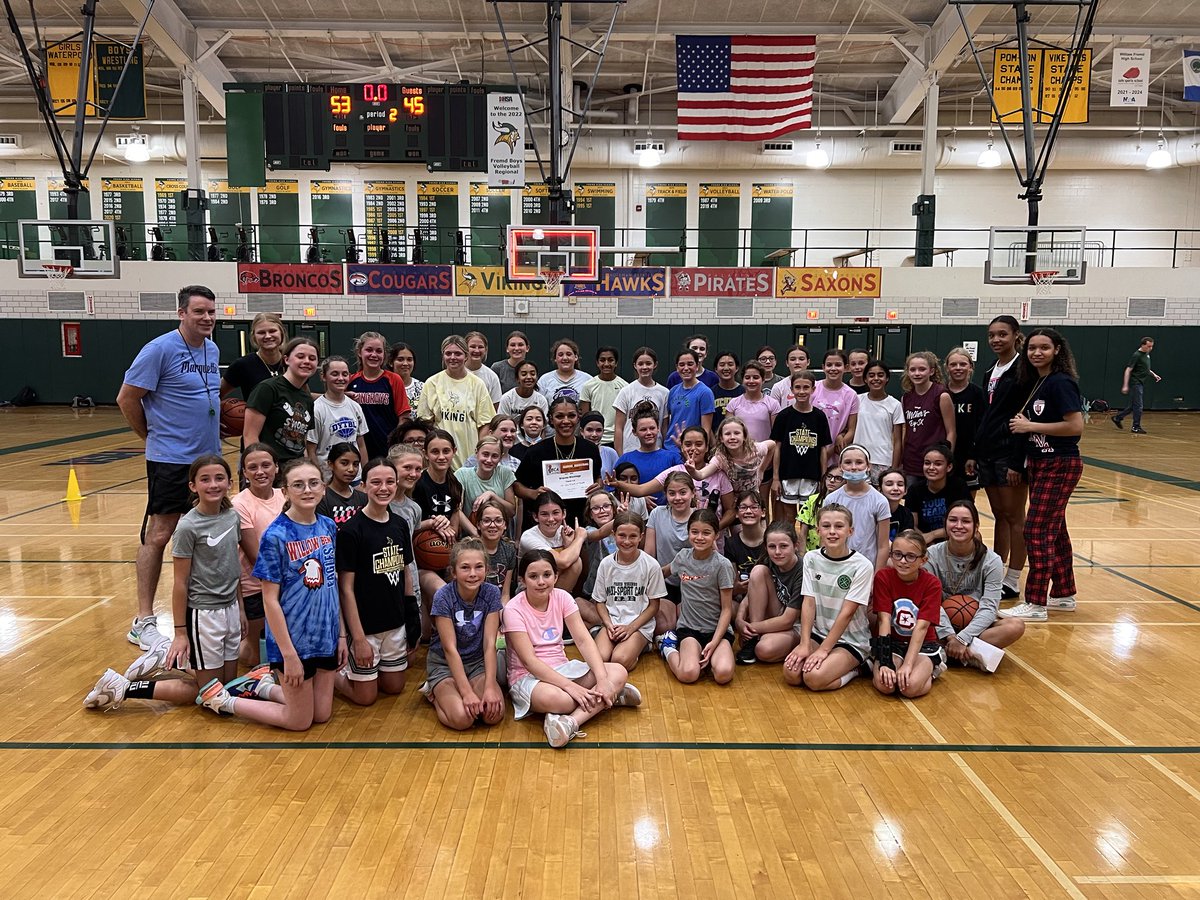wfhoops1's tweet photo. Week 2 5th-8th grade camp congratulates Brianna Wooldridge on getting her IBCA all state award! https://t.co/GwPMGE2Zhk