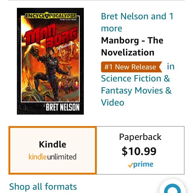 EnPocalypsePub's tweet photo. Hey everyone! Thanks for making MANBORG a NUMBER ONE release! @ManborgMovie
Available now!
Retro Mass Market Paperback: https://t.co/xWEoxq22Ne
Trade Paperback: https://t.co/2kpR5nnpZx
#manborg #astron6 https://t.co/VQw8gZNPdO