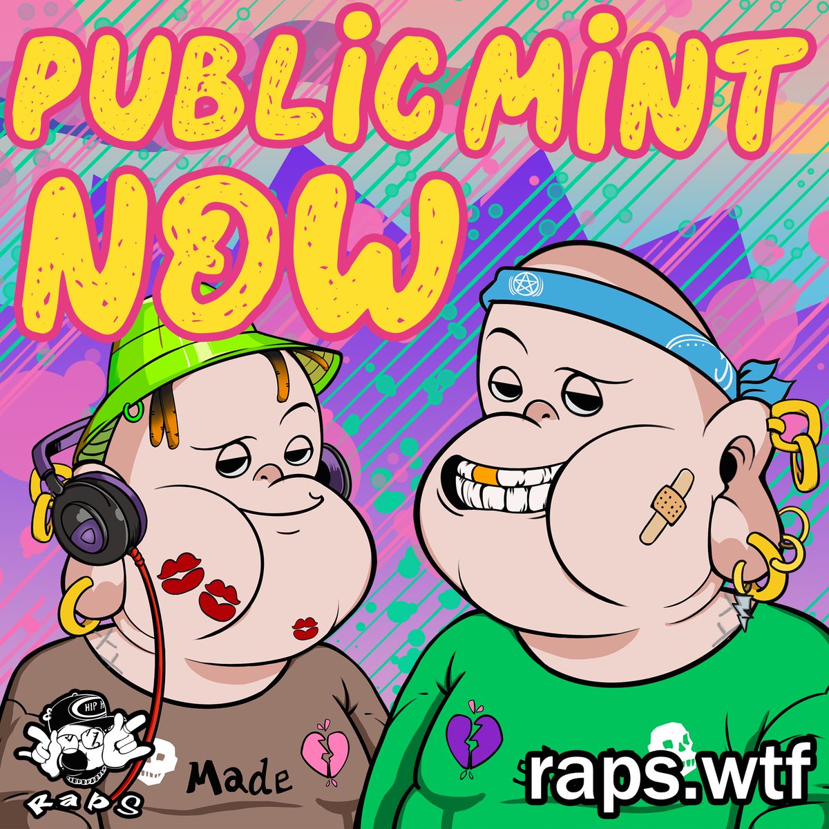 RapsNFT's tweet photo. 🎤PUBLIC MINT NOW
🎤Rap expert arrives @RapsNFT
🎤https://t.co/1DDb66xVRY
🎤Price:0.04ETH
TO THE MOON🚀🚀🚀
#RapsNFT #Publicmint #NFTs #CryptoNews #EthereumNFTs #Art #collectibles #opensea #rapstar #CryptoMarket https://t.co/f1rWtCviBk