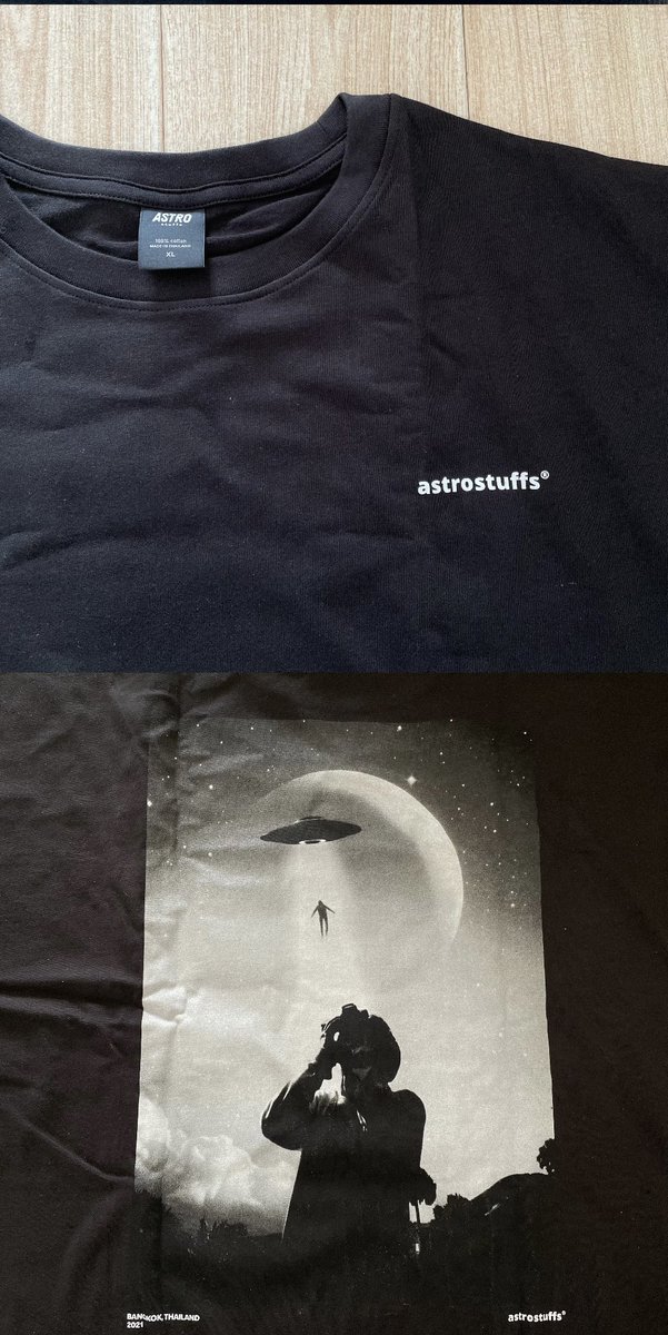 Bright Astrostuffs UFO TEE BLACK S サイズ | activoskateshop.com