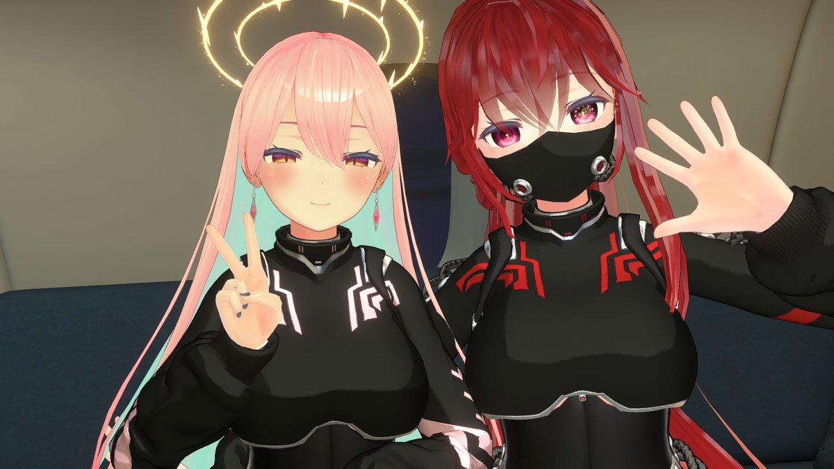 しゅりさんとツーショット!(*`ω`*)
SFスーツ合わせ! 