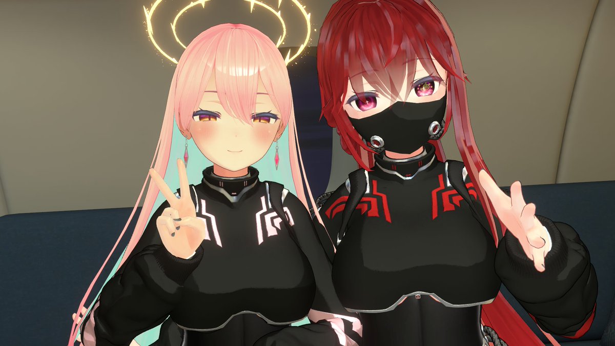 しゅりさんとツーショット!(*`ω`*)
SFスーツ合わせ! 