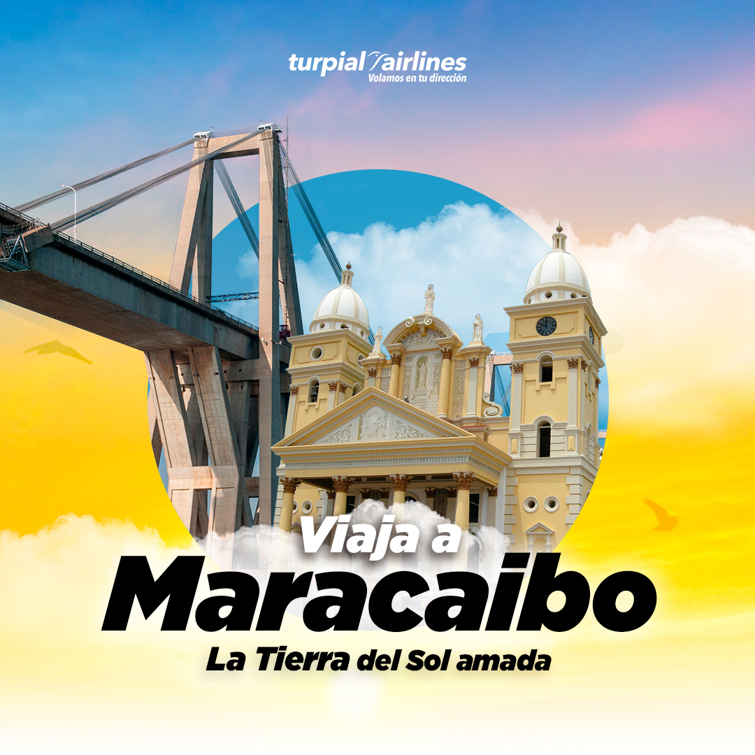¡VISITA MARACAIBO!☀️La ciudad del Sol

Vuela a #Maracaibo con salida desde #Valencia.

Nuestra frecuencia:
📆 LUNES
🕑 VLN-MAR 06:00pm - 07:00pm
🕑 MAR-VLN 08:00pm - 09:00pm
Vive la #ExperienciaTurpial en nuestros vuelos nacionales
Visita turpialairlines.com y reserva hoy👩🏻‍💻👨🏽‍💻