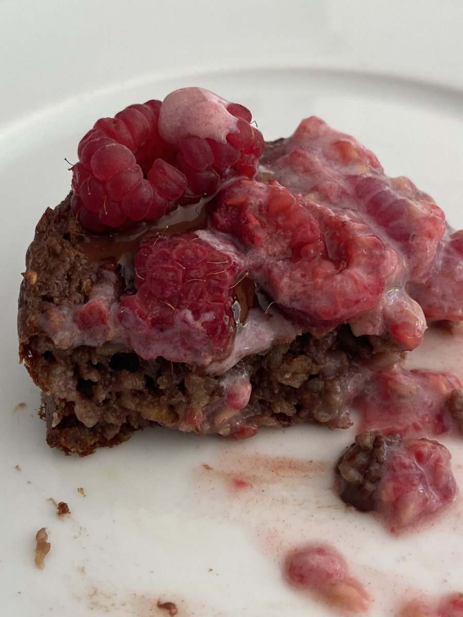 soymilkbea's tweet photo. i made some chocolate-raspberry low cal baked oats!!! https://t.co/qrm7SWVl2r