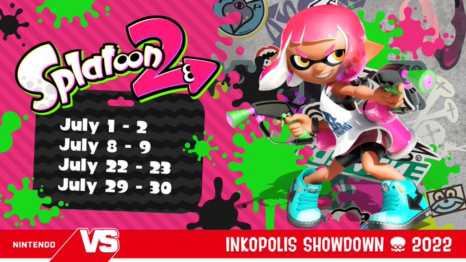 大会 海外で公式大会 Splatoon 2 Inkopolis Showdown 22 Event が開催決定 トップチームにはゲーミングチェアなどの賞品あり スプラトゥーン3ニュース イカ界隈速報