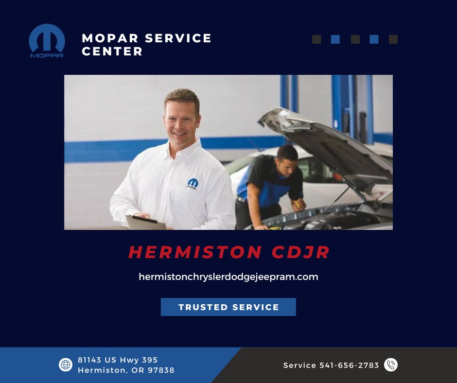 Schedule your vehicle's next maintenance appointment with the trained professionals at our Hermiston Service Center. bit.ly/3HEyVw2