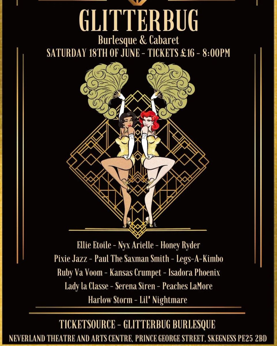 Headline act this Saturday ♥

 #burlesque
#burlesqueshow
#giantmartiniglass
#glitterbug
#cabaret
#theatreshow