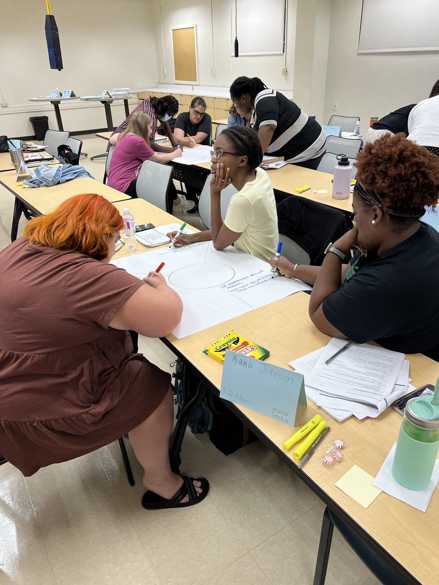 amyygayle's tweet photo. I know it will be a great week when I get to start with @JPschools teacher leaders  engaging in new learning of  @NIETteach  Teaching and Learning standards….what better way to grow your teacher leaders than to build their understanding of best practices?! 💥 https://t.co/sdRBXpaI6e