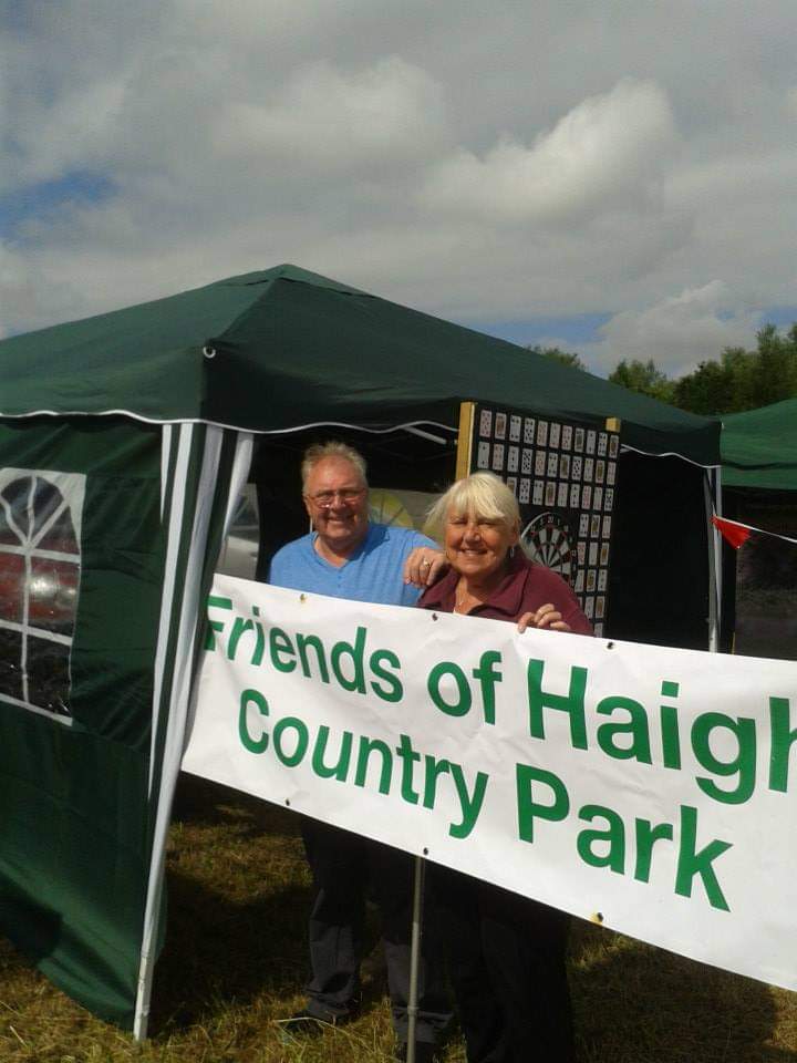 All the hard work payed off at Haigh.
We got a new children's play area.
John &amp; Edna xx
