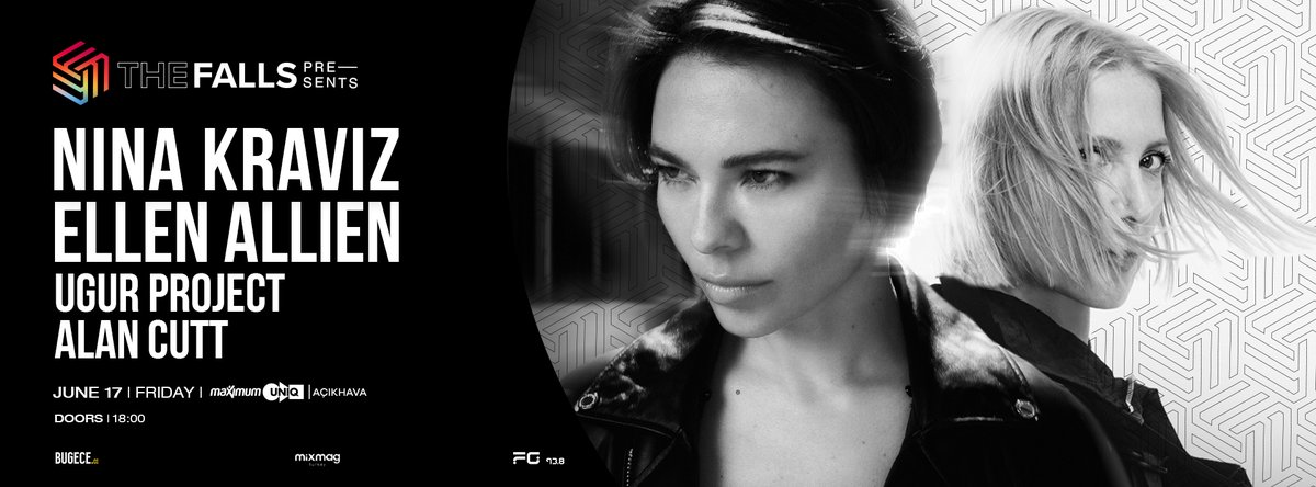 bugececo's tweet photo. Kendisine has tarzıyla performanslarına renk katan ve seçtiği parçalar ile iç dünyası yansıtan Nina Kraviz, gelecekten aldığı ilhamı saf bir enerjiye dönüştüren Ellen Allien The Falls sunumuyla 17 Haziran'da Maximum Uniq Açıkhava’da!✨✨✨

Biletler için: https://t.co/yy2LMsjSpP https://t.co/9erOzXyqnm